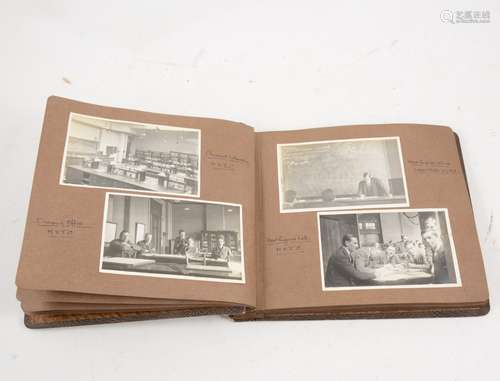 An album of photographic postcards