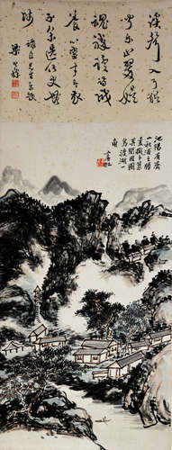 黄宾虹 山水   近代