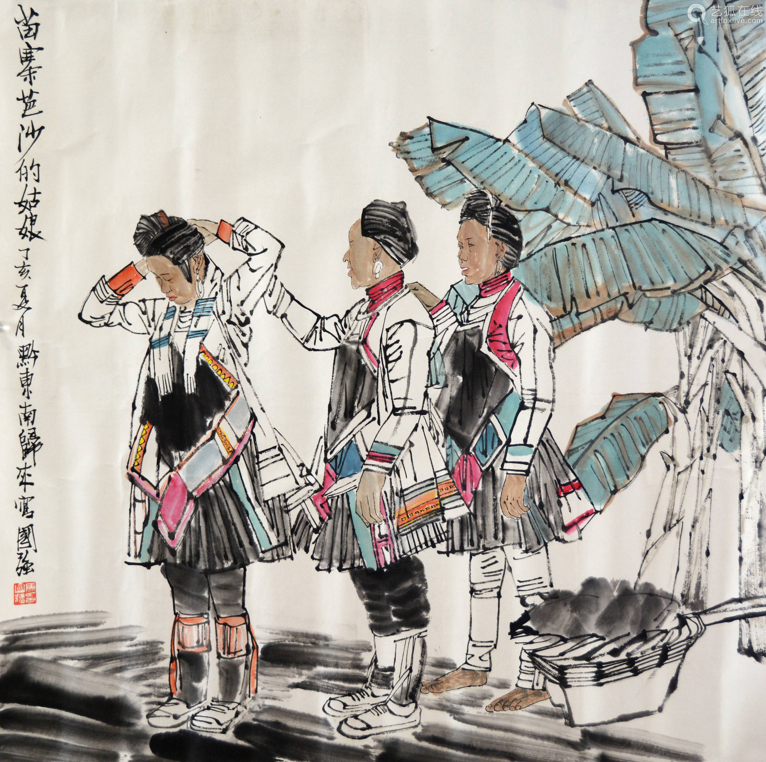 描述马国强(1952)当代中国画坛具有重要影响的实力派水墨人物画画家