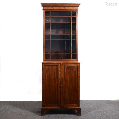 A Victorian mahogany narrow bookcase