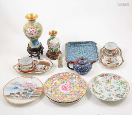 A collection of Imari and Oriental ceramics