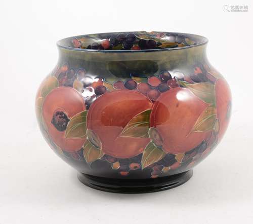 A Moorcroft Pottery jardiniere, Pomegranate pattern