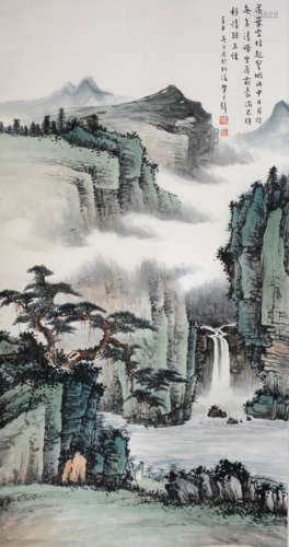 黄君璧 山水 近代