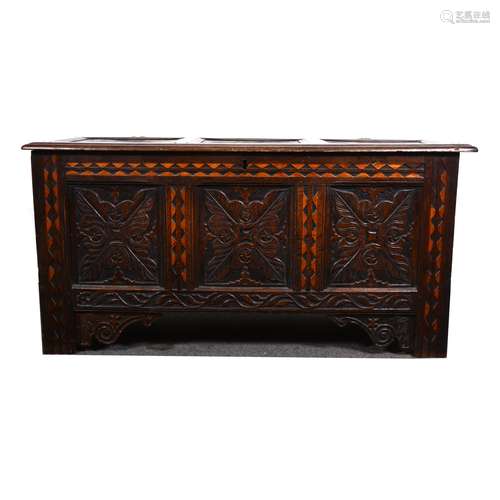 Late 17th Century oak coffer