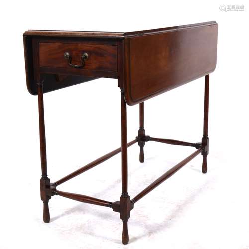 A George III mahogany spider leg Pembroke table