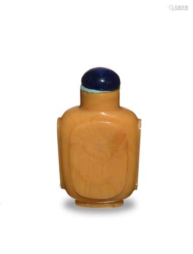 Chinese   Agates  Snuff Bottle, 19th C#十九世紀 瑪瑙鼻煙壺