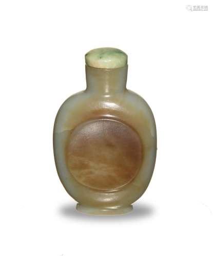 Chinese Jade Snuff Bottle, 18-19th Century十八/十九世紀 糖玉鼻煙壺