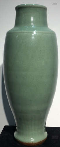 A LONGQUAN GLAZE ZUN VASE