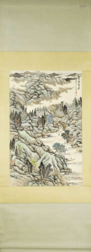 A CHINESE LANDSCAPE PAINTING, SONG YULIN MARK