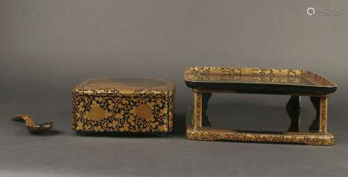 A Set Of Japanese Lacquerware