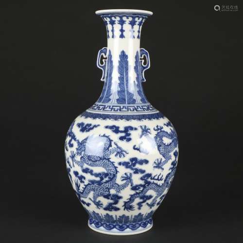 A Blue And White Porcelain 