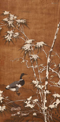 A Chinese Flower&duck Painting