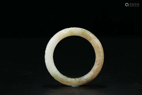 A Chinese Hetian Jade Bracelet