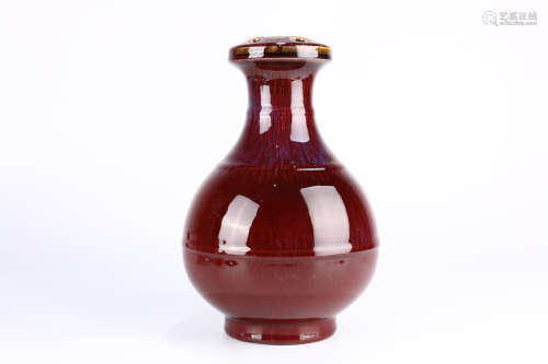 A Chinese Fancy Glaze Porcelain Garlic Bottle