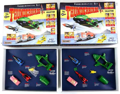 Two Matchbox Thunderbirds Commemorative Set, BBC Radio Times Limited Edition, 1992, boxed with