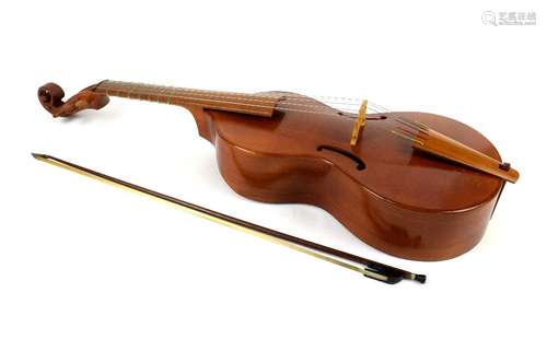 Viol (Viola da Gamba) by Michael Heale of Guildford (1974), with label to interior, dated 1974 and