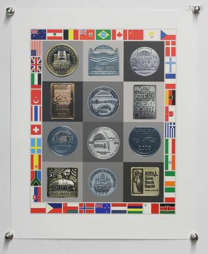 Sir Peter Blake OBE RA RDI (British, b.1932). Three giclee prints from the Running Suite '3 prints