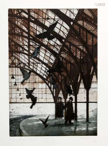 Pete Kosowicz. 'Taking Flight', limited edition print, signed titled and numbered 25/50 in pencil to