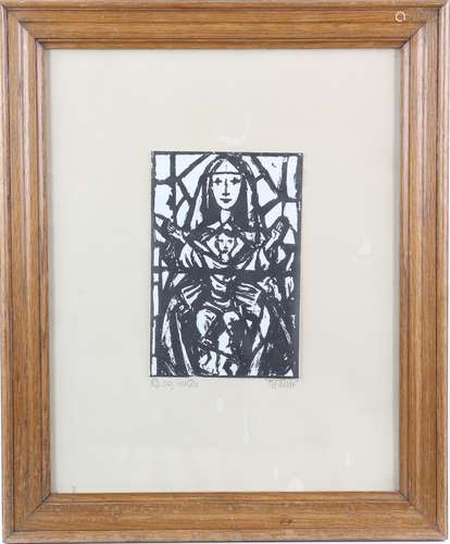 Various framed pictures and prints to include two etchings after Edward King: Cecil Tatton Winter '