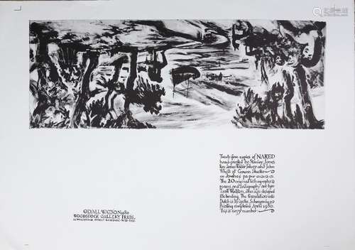 After Lyall Watson (British, 1908-1994). Six unsigned lithographic prints, four Twenty-five copies