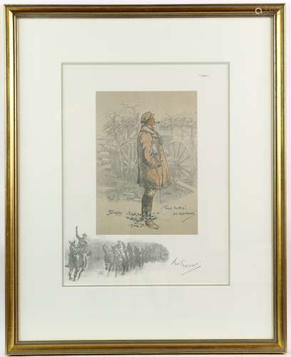 Snaffles, Charles Johnston Payne, 'Good hunting! Old Sportsman', 'The Gunner', limited edition