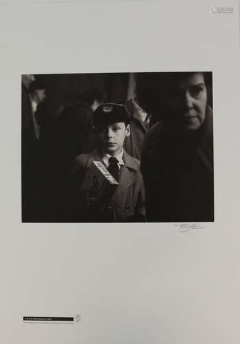 Richard Sadler (British, 1927-2020). 'Young Lad', 1959, archival pigment print, signed and