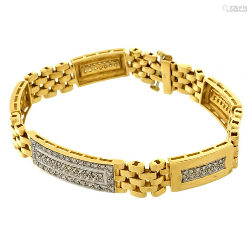 Diamond and 14K Bracelet