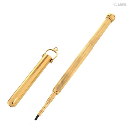 Vintage 14K Mechanical Pencil / Pendant