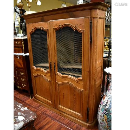 Antique French Pine Cabinet