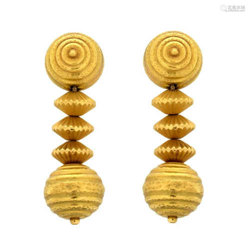 Vintage Lalaounis 18K Earrings