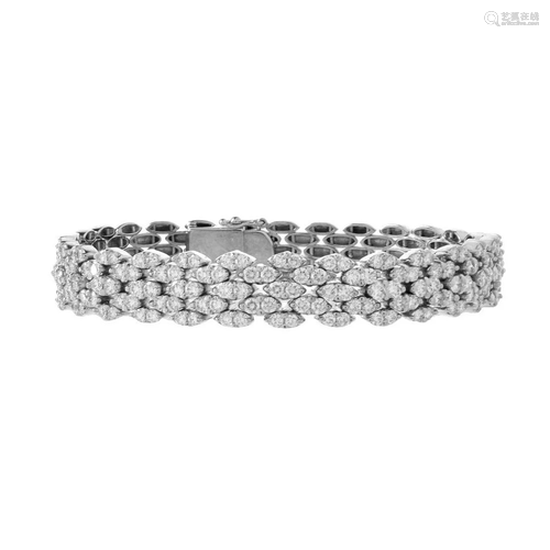 Diamond and 18K Bracelet