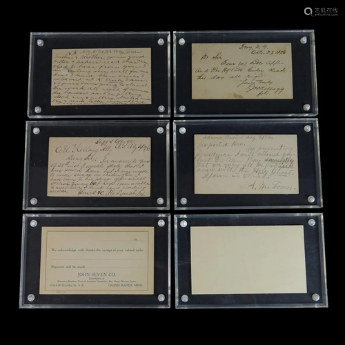 Five (5) U.S. Postal Cards in Presentation Cases