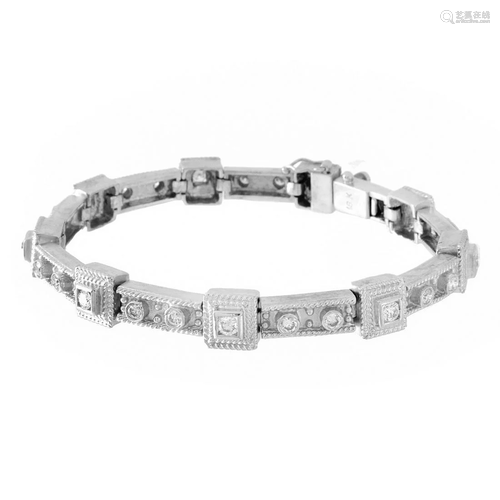 Diamond and 18K Bracelet