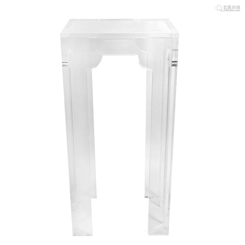 Mid Century Modern Lucite Pedestal