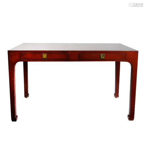 Mid Century Chinoiserie Writing Desk