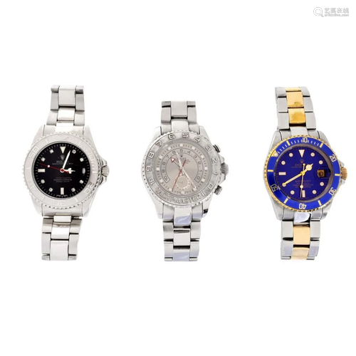 Three Rolex Replica Watches