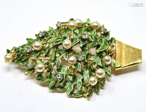 Original by Robert Christmas Tree Brooch / Pin