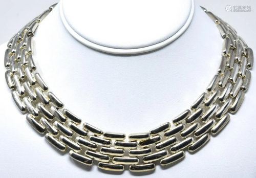Vintage French Givenchy Panel Collar Necklace