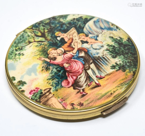 Stratton England Courtship Scene Ladies Compact