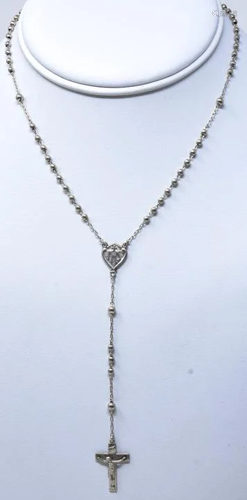 Child or Doll Size Sterling Silver Rosary