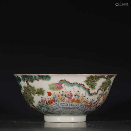 Chinese Chinese Qing dynasty Daoguang period porcelain bowl