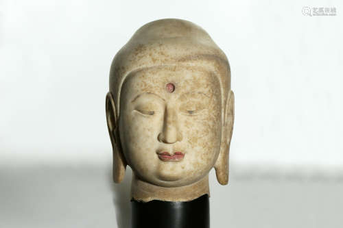 Chinese Chinese stone carving head of buddha