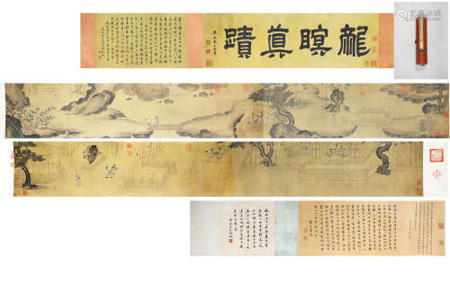 Chinese Chinese Hand roll painting - Li Longmian