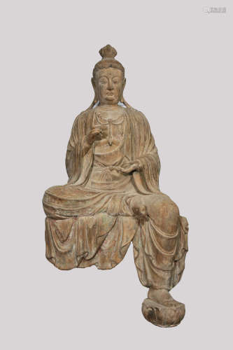 Chinese Chinese Wooden Guanyin