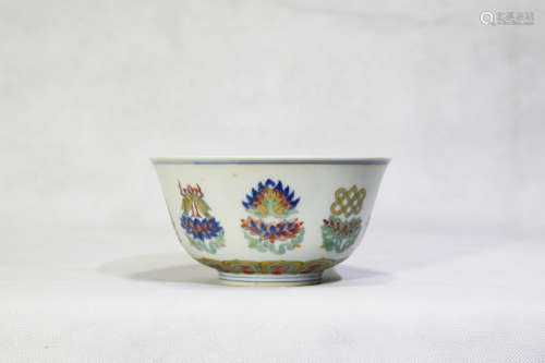 Chinese Chinese Chenghua kiln Doucai porcelain Bowl