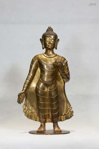 Chinese Chinese bronze shakyamuni buddha