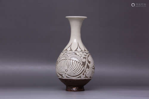 Chinese Chinese Cizhou kiln porcelain bottle
