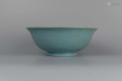 Chinese Chinese Ru kiln celadon bowl