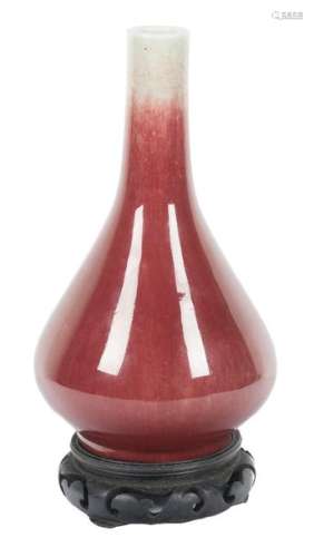 A “langyao” porcelain bottle vase. China. Qing dyn…