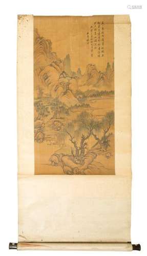 A Chinese hanging scroll from the Qing period (163…